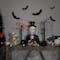 23.5" LED Skeleton with Jack-O-Lantern Halloween Decoration